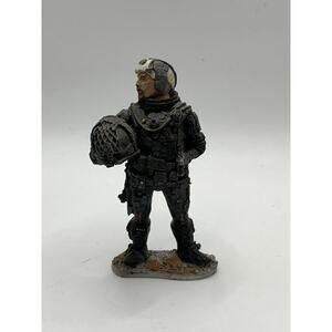 SUPERIOR MODELS INC Silver Heavyweight Metal 4" Tactical Soldier Figurine